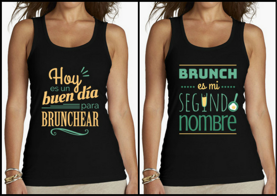 Camisetas brunch lovers