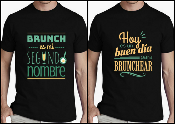 Camisetas hombre brunch lover