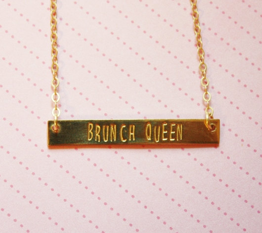 Collar reina del brunch - Regalos brunch lovers