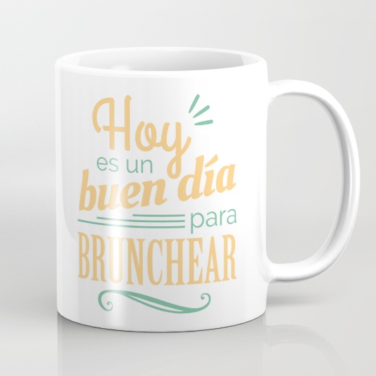 Taza "Hoy es un buen día para brunchear" - Regalos brunch lovers