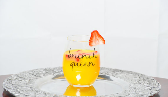 Vaso de la reina del brunch - Regalos brunch lovers