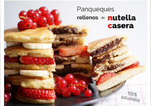 Panqueques rellenos de nutella saludable – Receta de brunch saludable